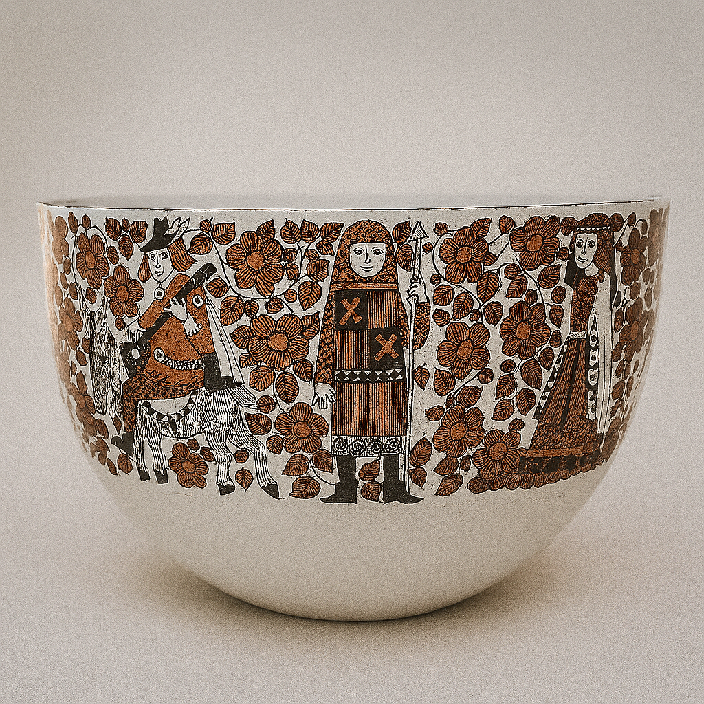 Kaj Franck Design Enamel Steel Bowl made in 1960s