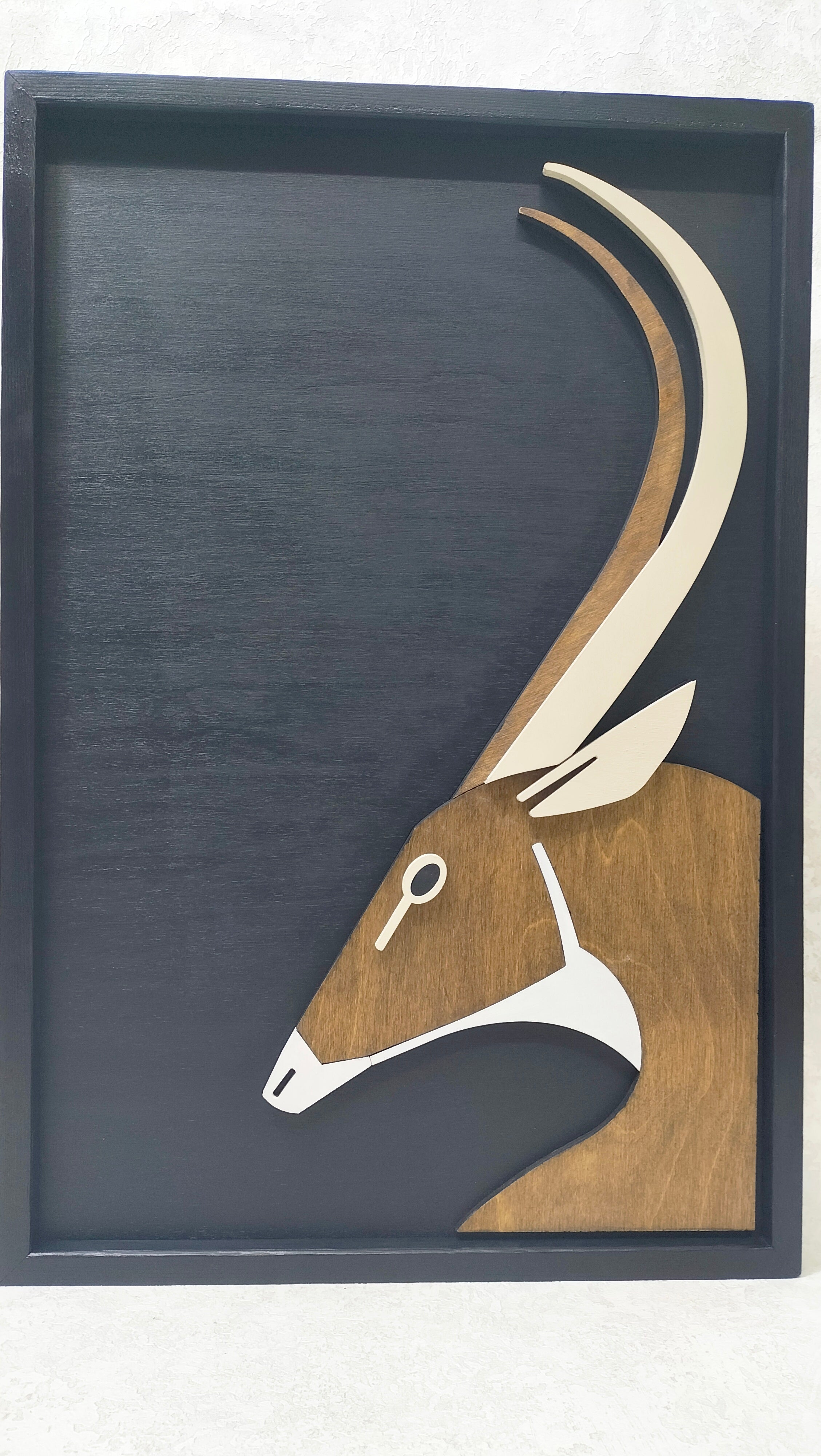 Majestic Antelope / Wooden Tiered Table