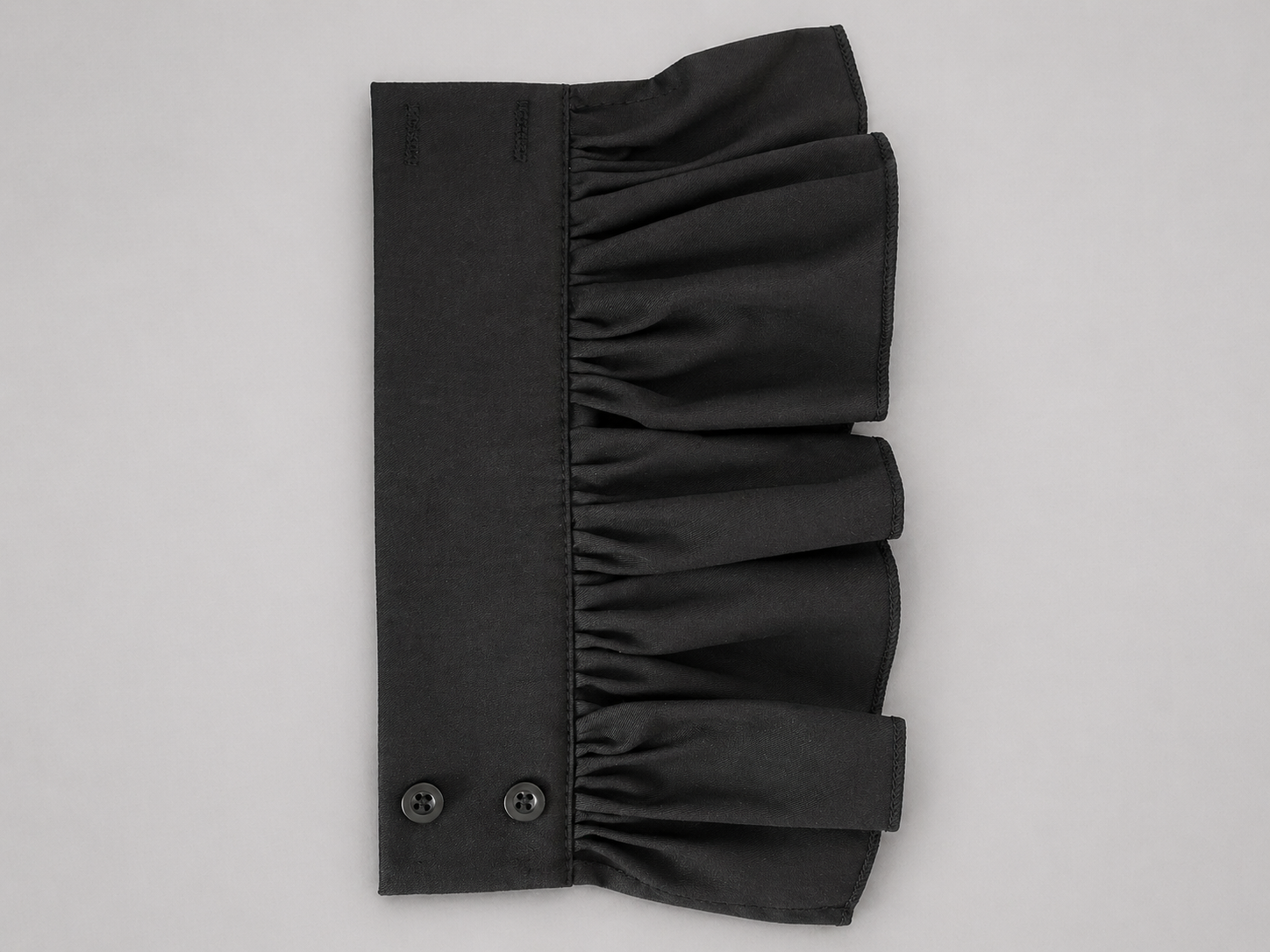 Black Embellished Detachable Cuffs