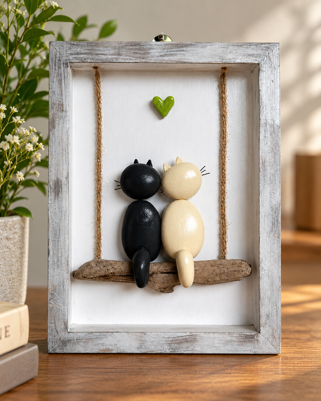 Cats on a Swing Wall Art