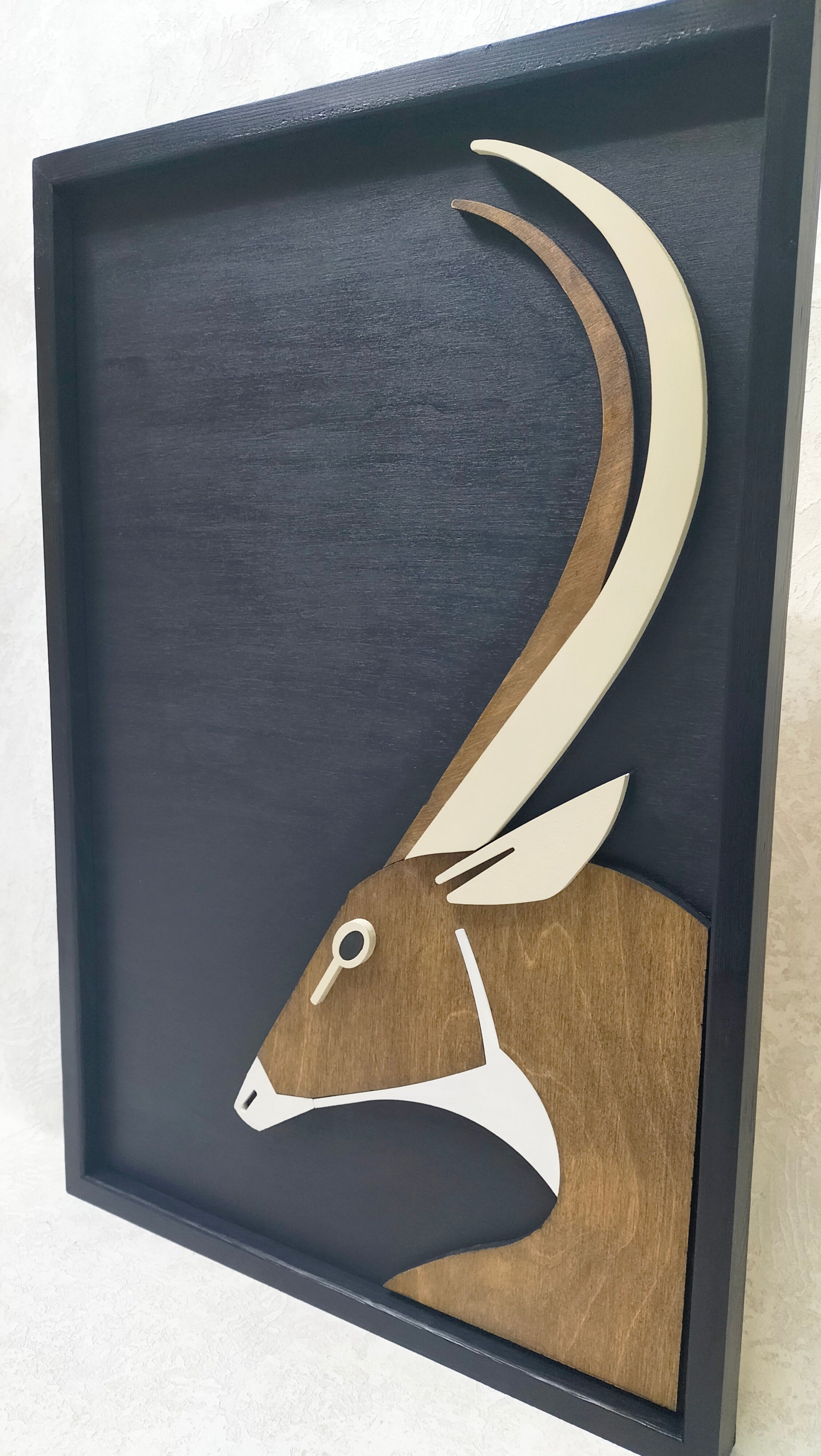 Majestic Antelope / Wooden Tiered Table