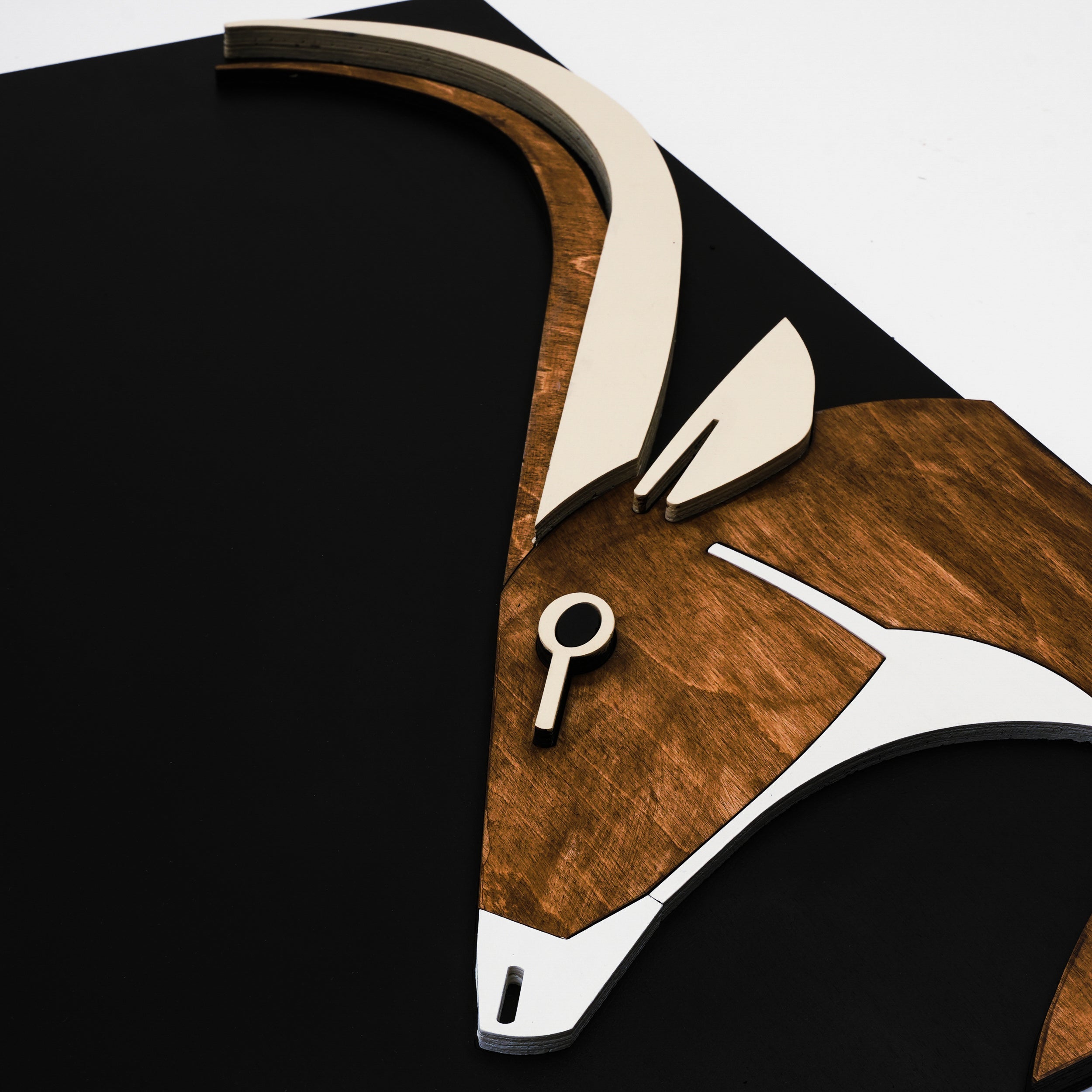 Majestic Antelope / Wooden Tiered Table