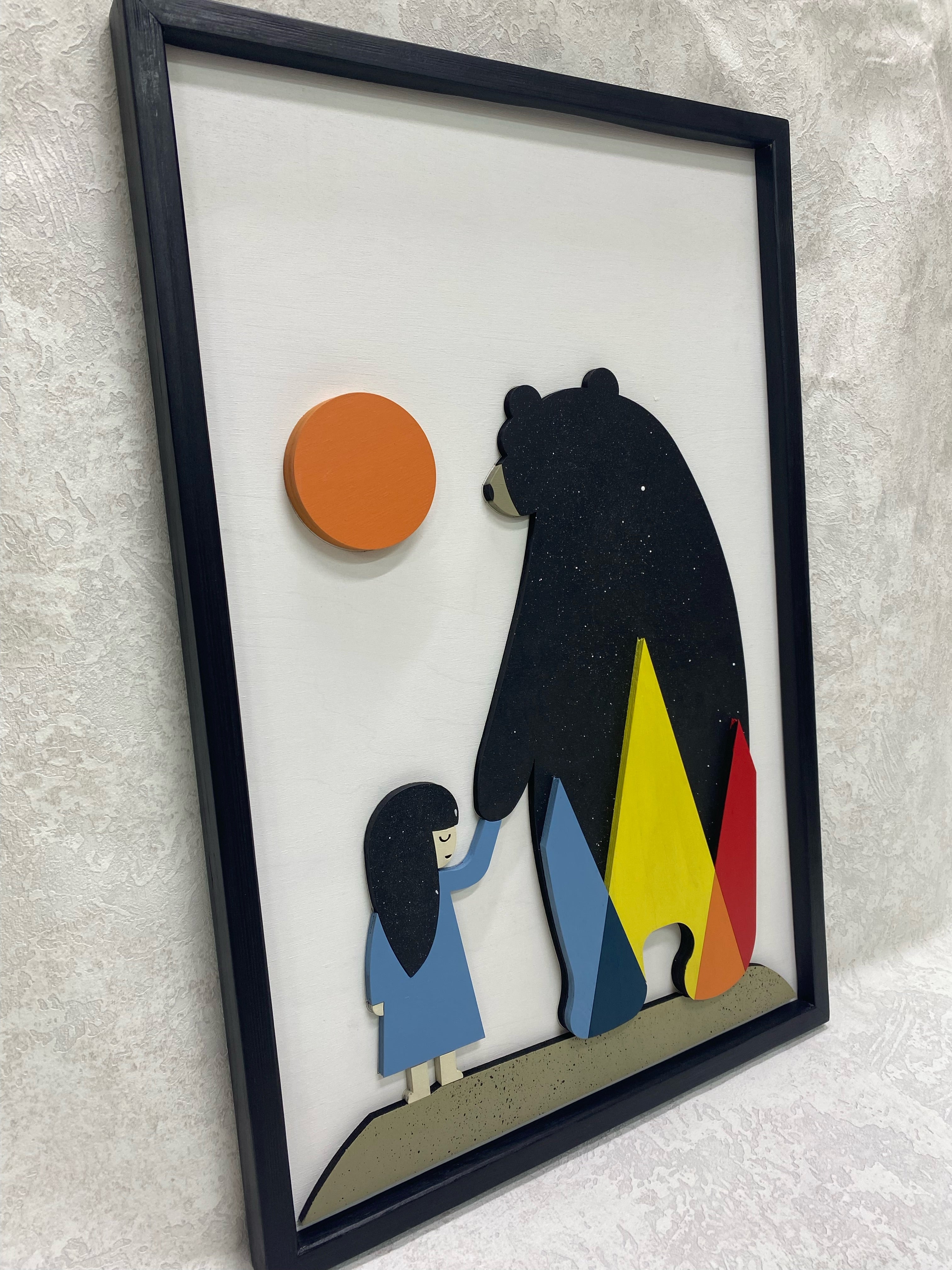 Boo&Girl / Wooden Tiered Table