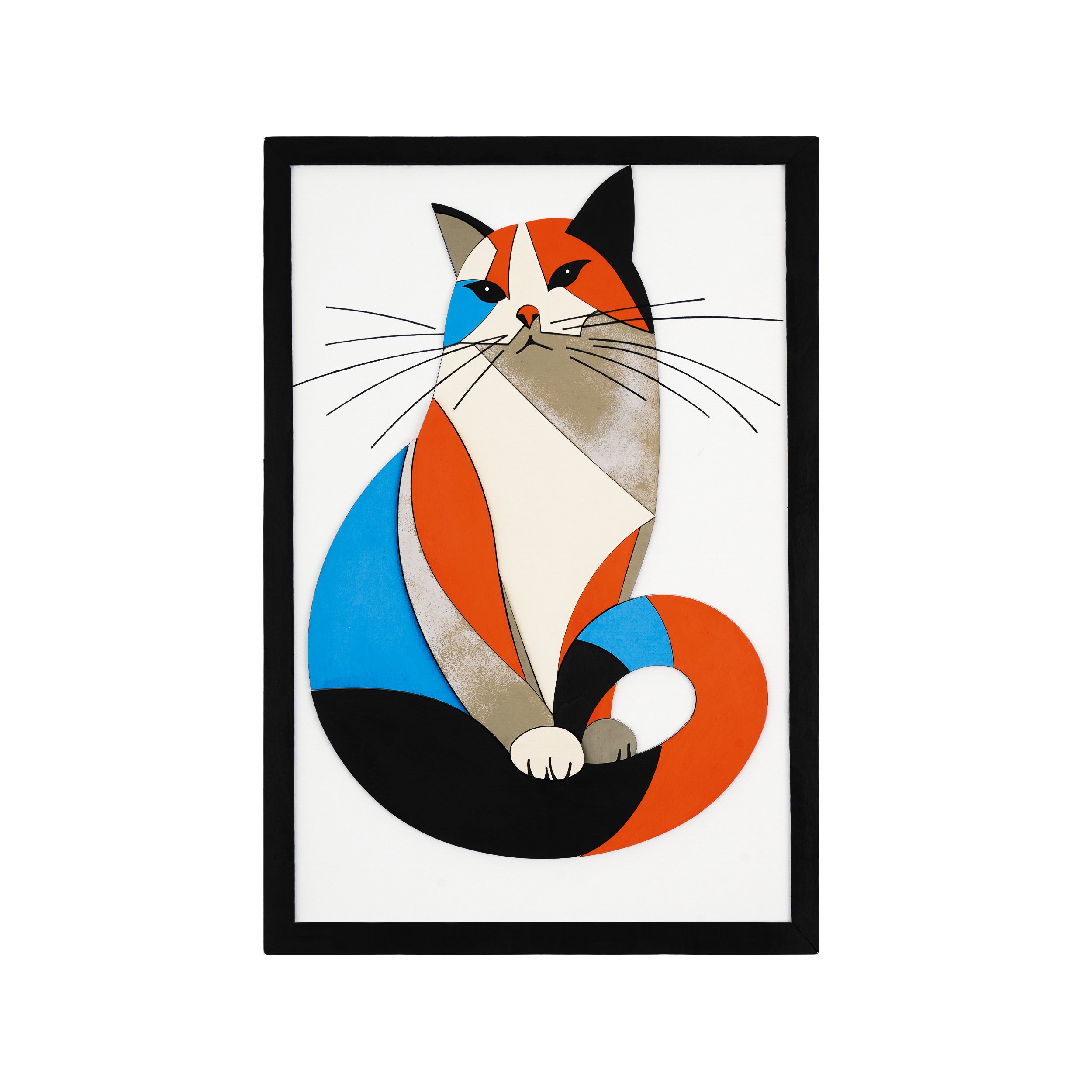 Cat / Wooden Tiered Table