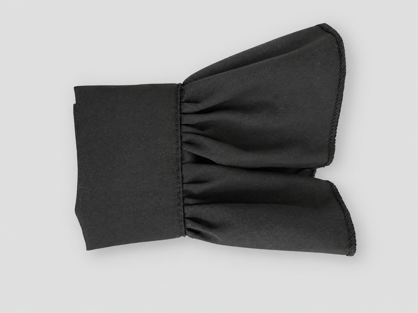 Black Embellished Detachable Cuffs