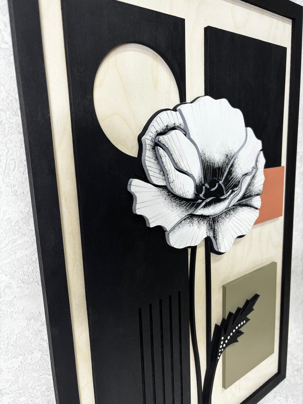 Flower / Wooden Tiered Table