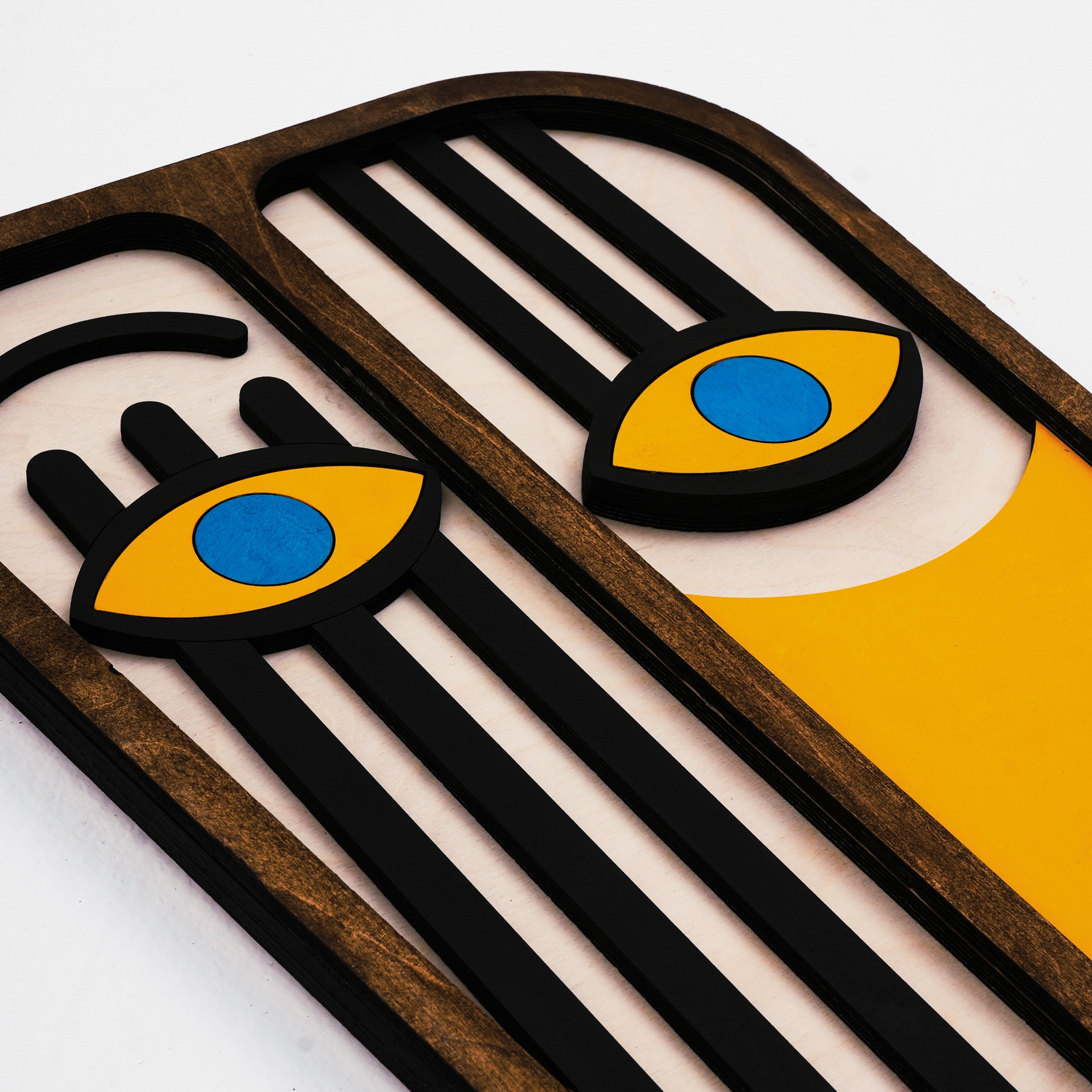 Mask 02 / Wooden Tiered Table