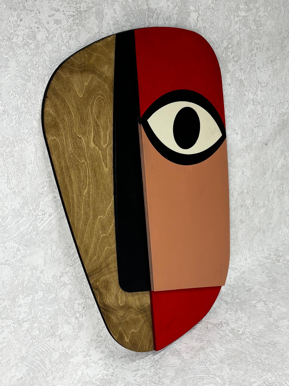 Mask 04 / Wooden Tiered Table