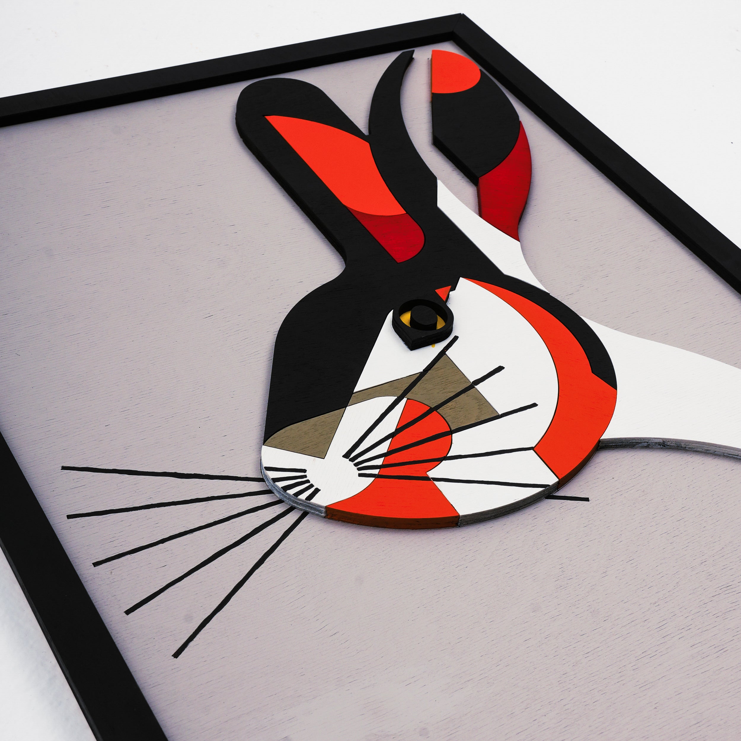 Rabbit  / Wooden Tiered Table