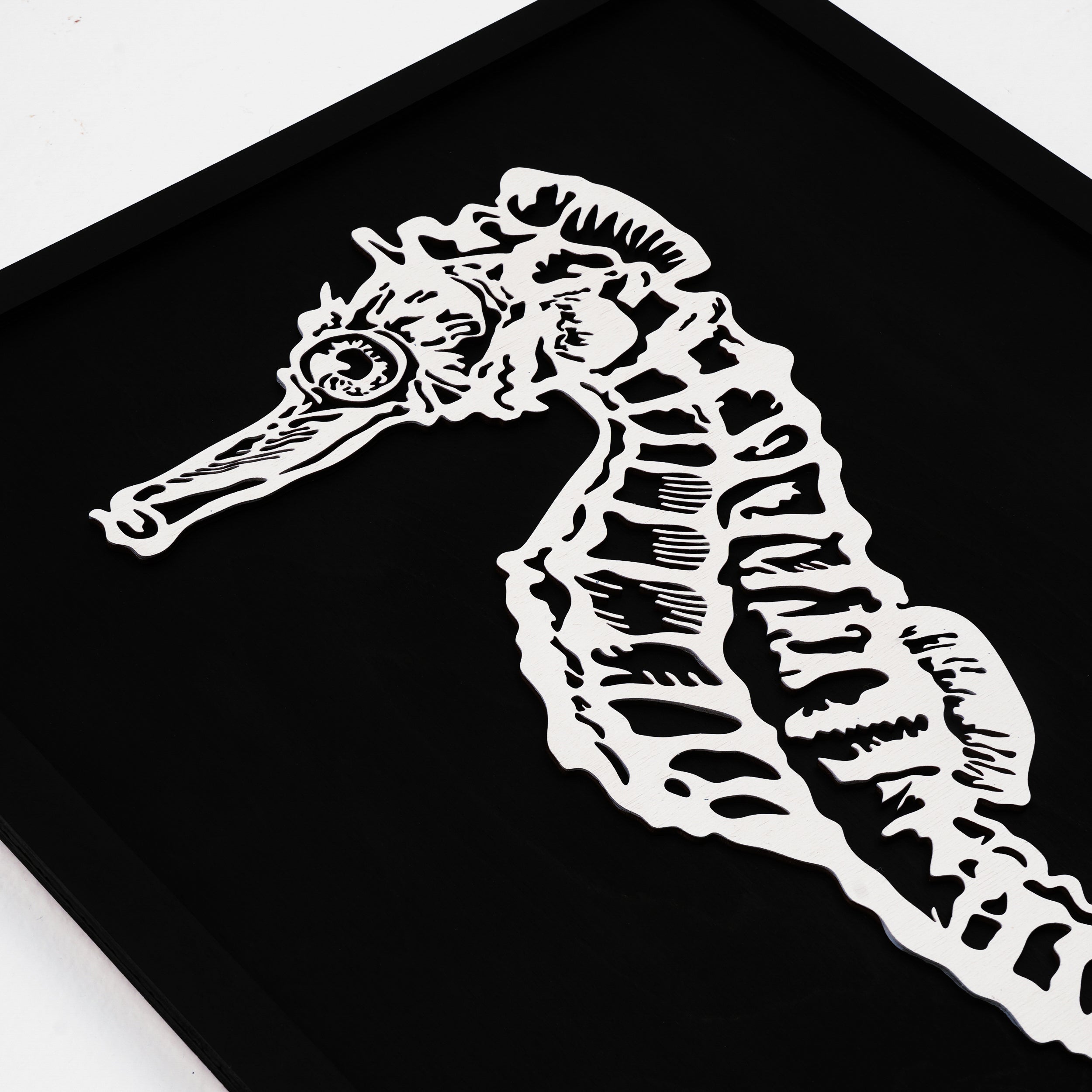 Seahorse / Wooden Tiered Table