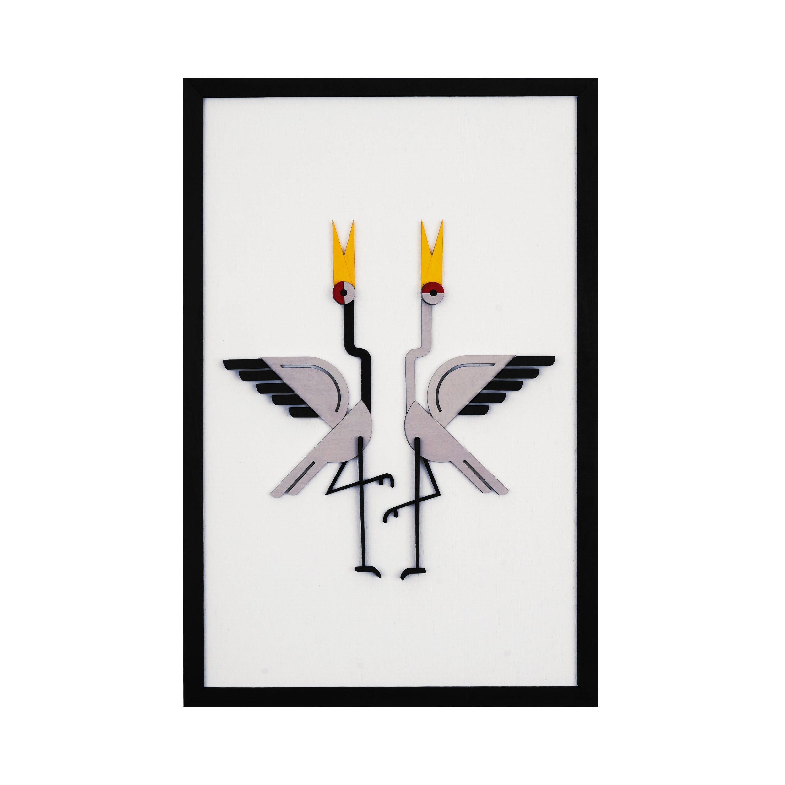 Storks / Wooden Tiered Table