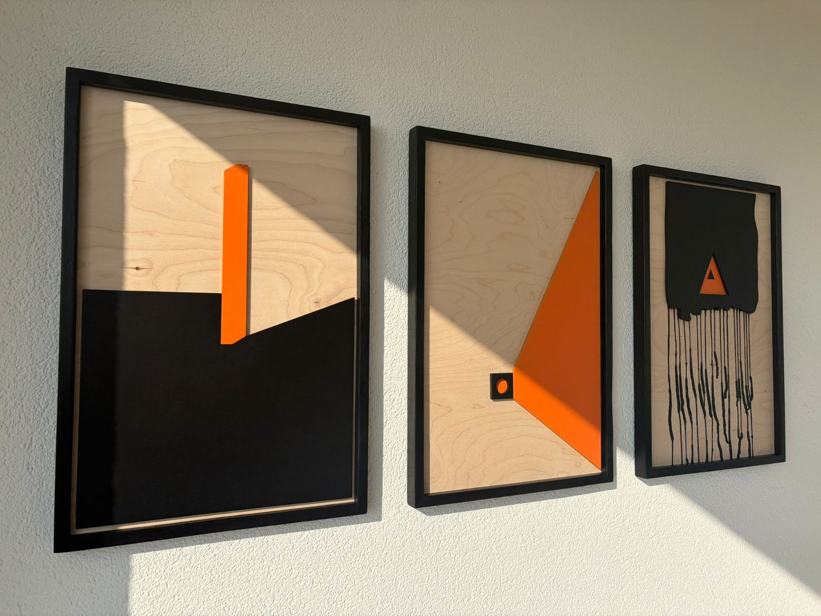Abstract Portals / Wooden Tiered Table