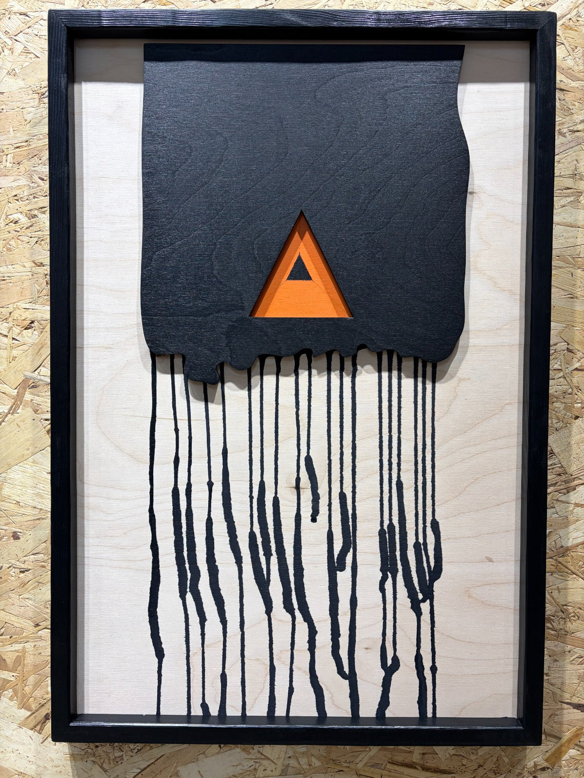 Abstract Portals / Wooden Tiered Table