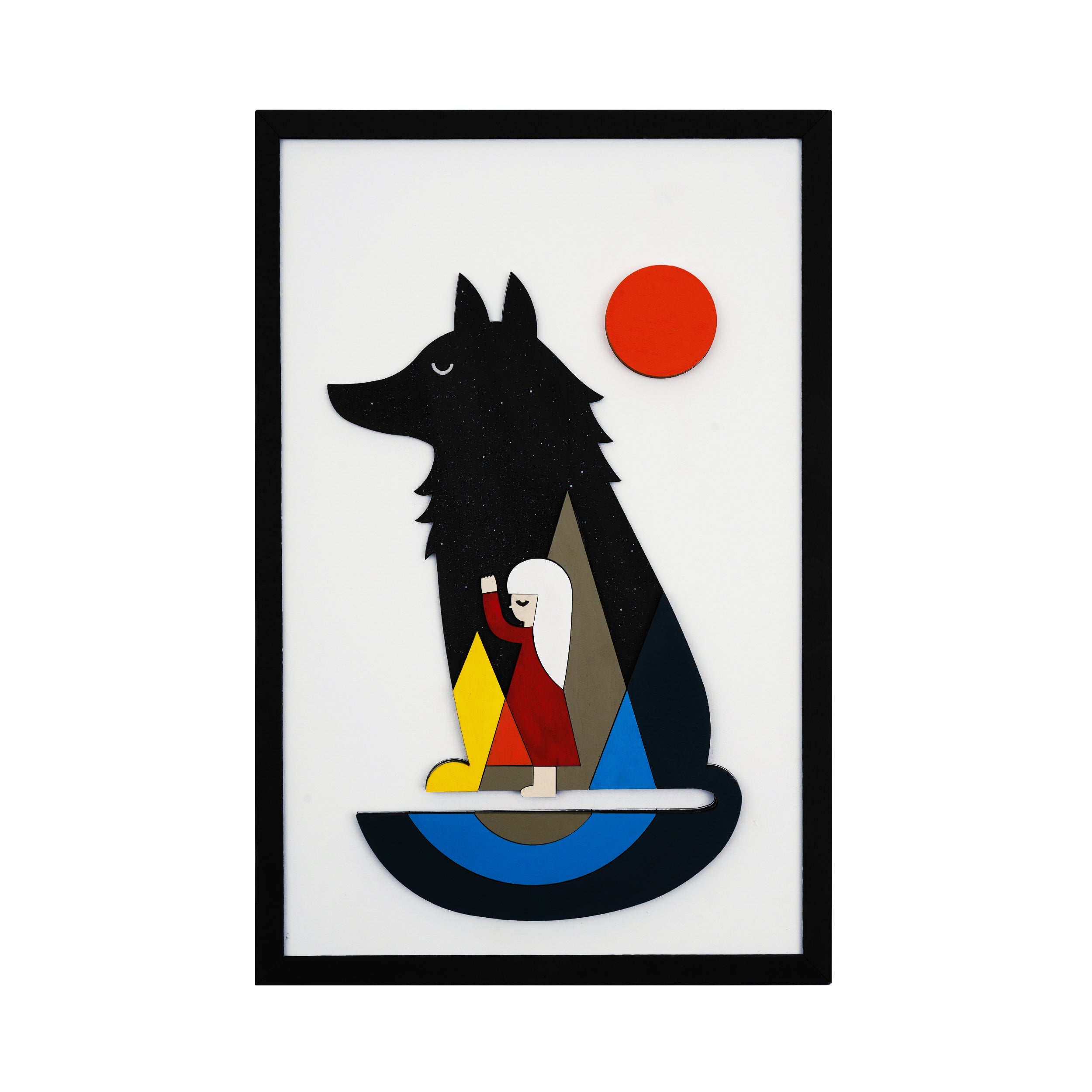 Wolfie / Wooden Tiered Table