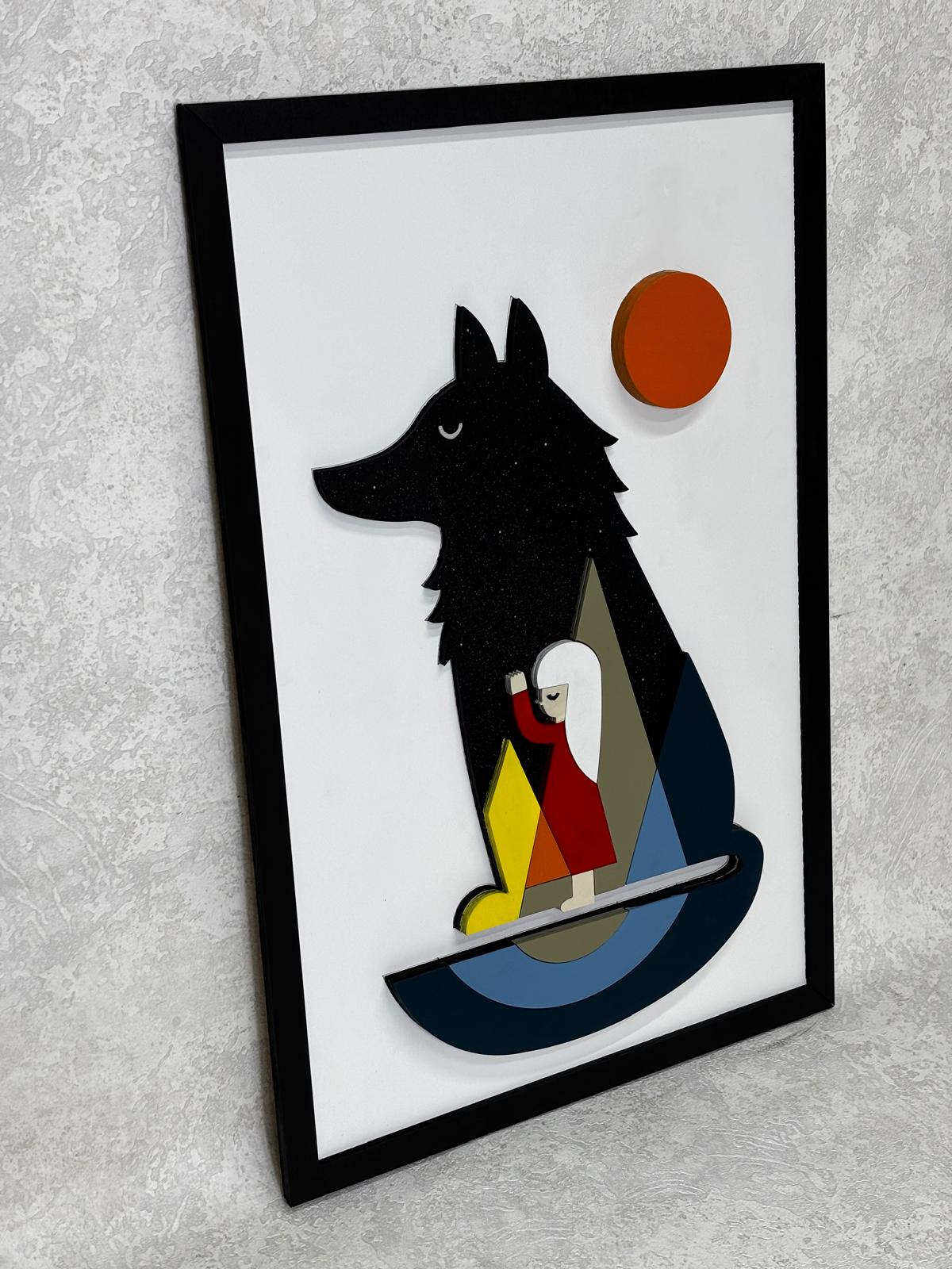 Wolfie / Wooden Tiered Table