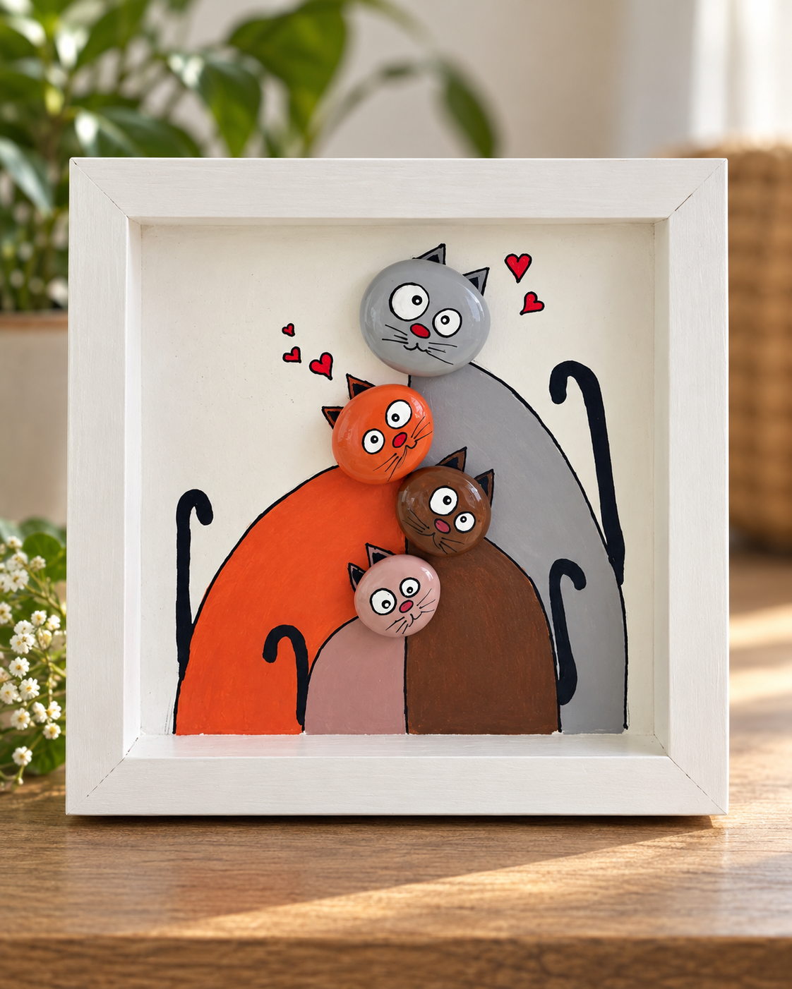 Cat Family Wall Art