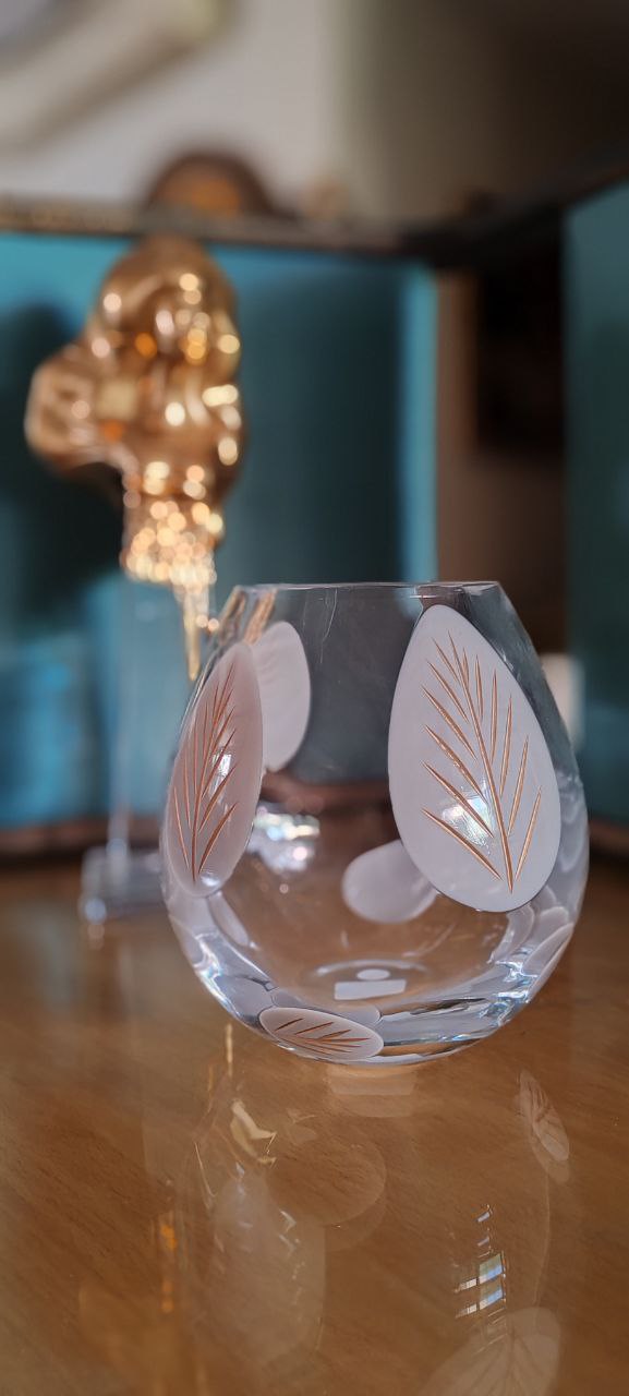 Modern Acrylic Female Bust Sculpture on Glass Base