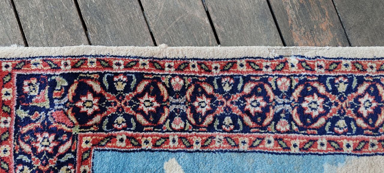 Hand-Knotted Babur Pictorial Rug – 324000 Knots – 153x91 cm