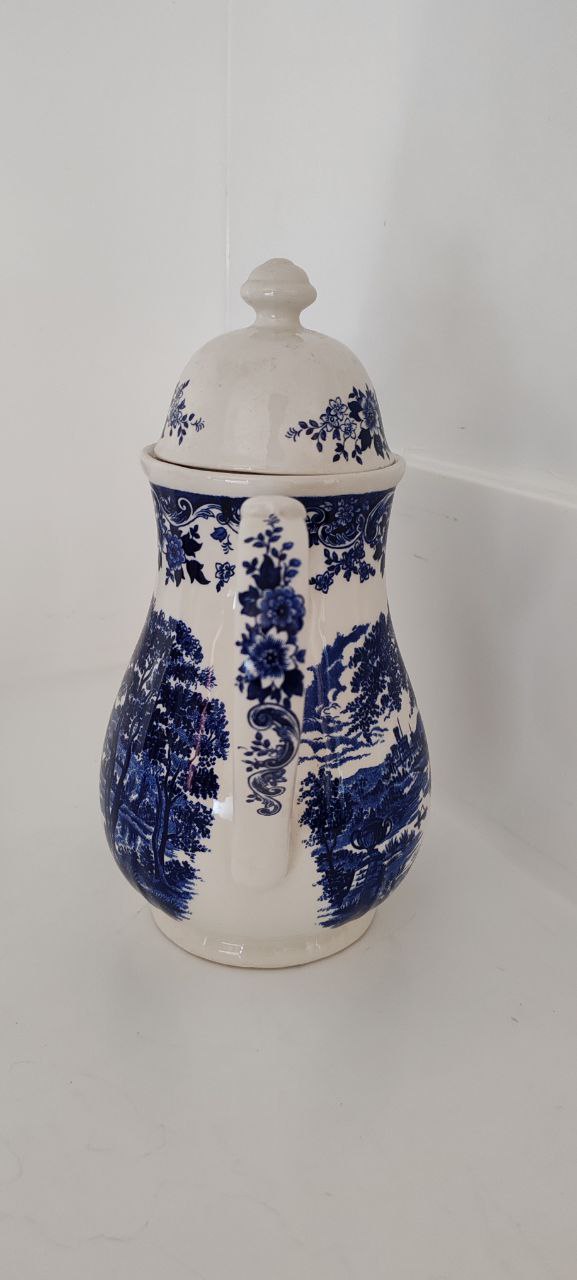 Vintage Ironstone Broadhurst Staffordshire Teapot – English Scene