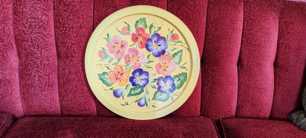 Original Oil Painting by Gülgün Türel – Watermelon Still Life – 24x26 cm