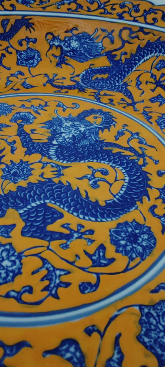 Chinese Qing Qianlong 1730s Traditional Dragon Bowl