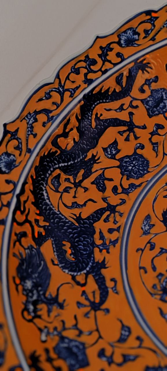 Chinese Qing Qianlong 1730s Traditional Dragon Bowl