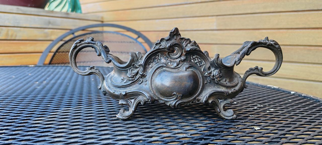 Antique French Art Nouveau Bronze Jardiniere