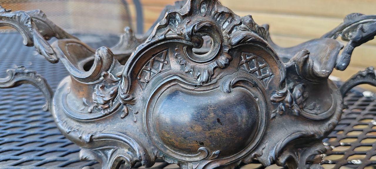 Antique French Art Nouveau Bronze Jardiniere