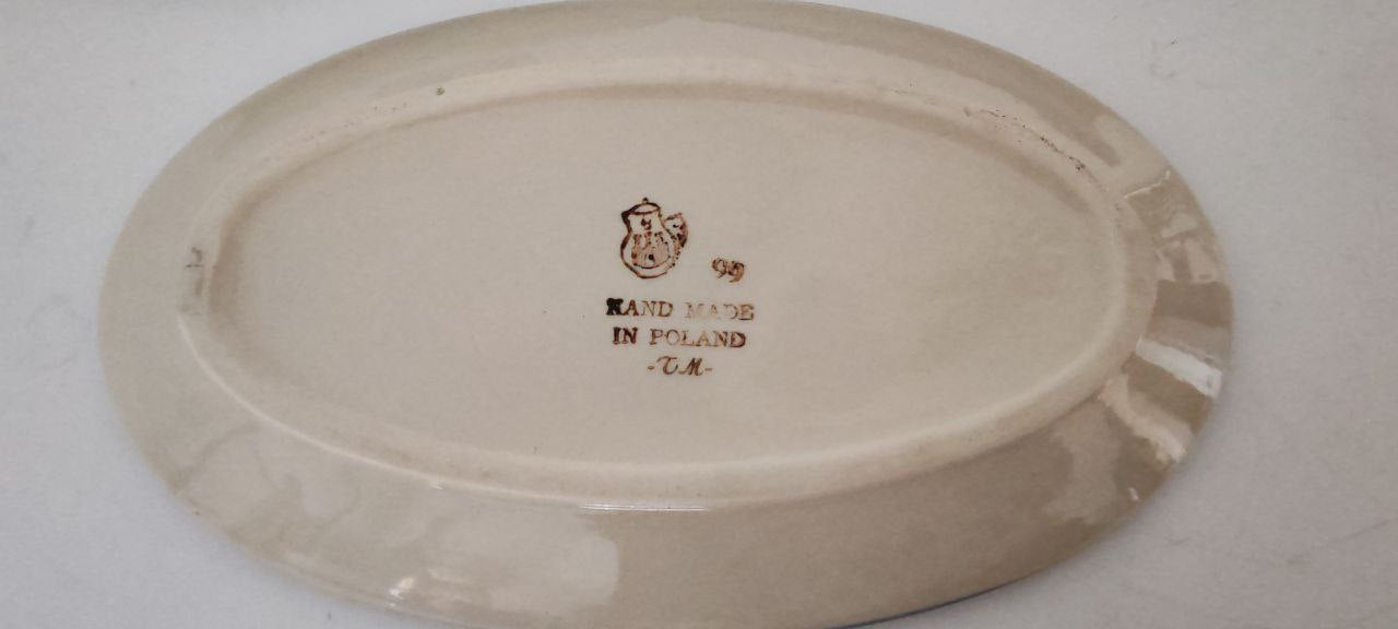 Polish Hand-Painted Plate