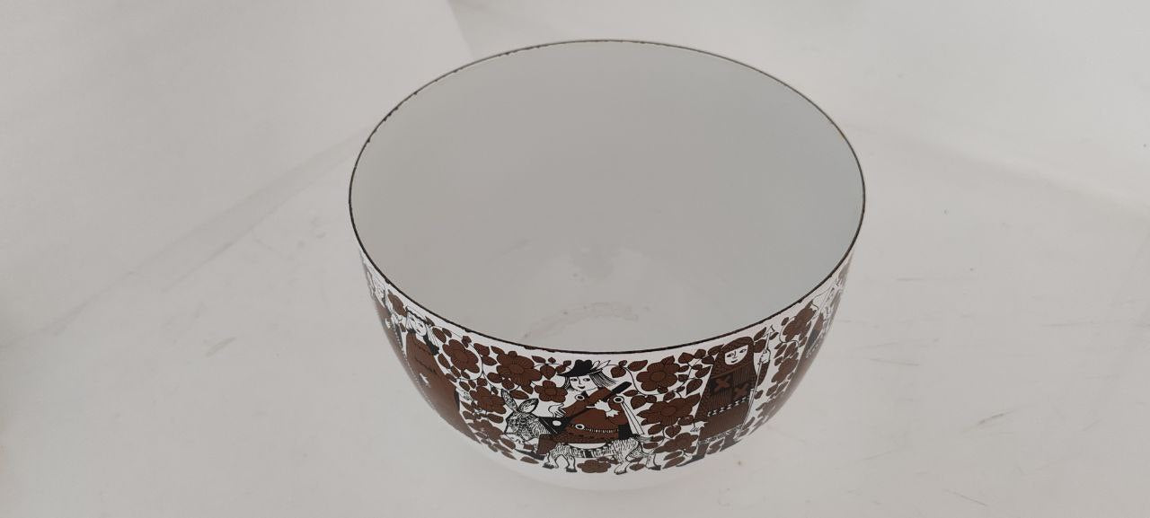 Kaj Franck Design Enamel Steel Bowl made in 1960s