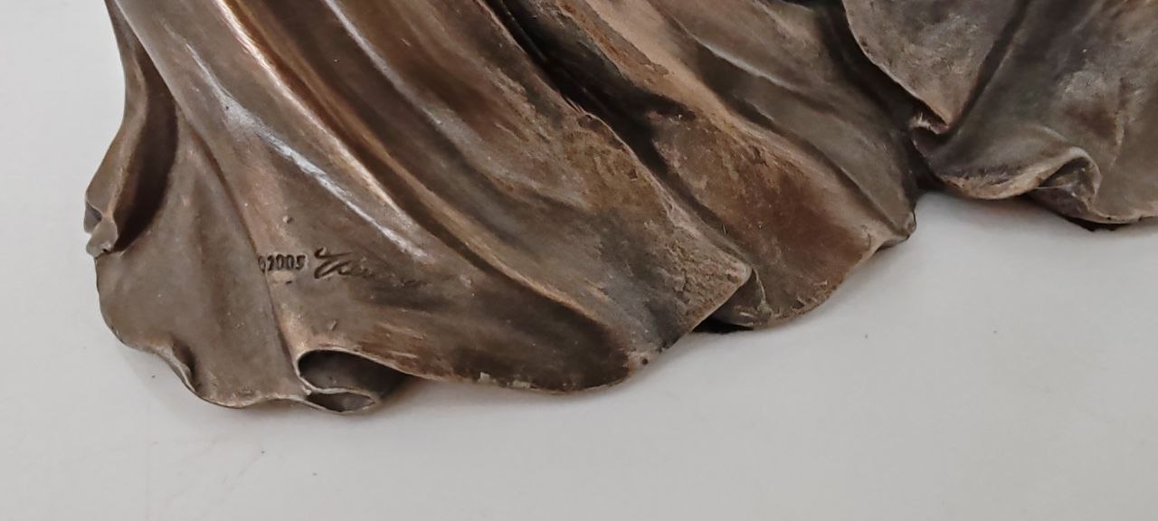 Fine Art Nouveau Lady Vase