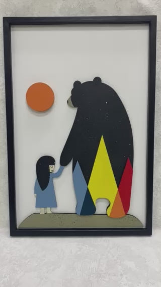 Boo&Girl / Wooden Tiered Table