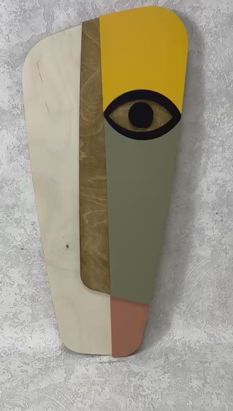 Mask 03 / Wooden Tiered Table